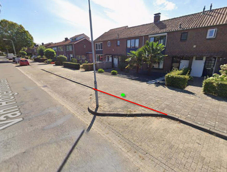 straatlantaarn tpv parkeerstrook